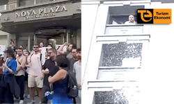 Alacağını isteyen turizm çalışanlarının kafasına su döktüler