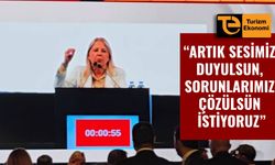 Özsavaş, genel kurulda 3 yıl sonrasının konuşmasını yaptı.