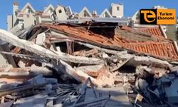 120 dalı otelde güçlendirme sırasında çökme yaşandı