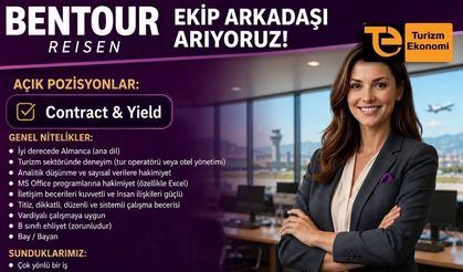 Bentour, kontrat ve gelir yönetimi uzmanı arıyor