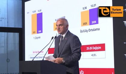 Mehmet Nuri Ersoy açıkladı: İşte Türkiye’nin 6 aylık turizm geliri