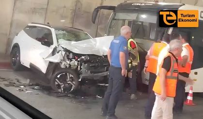 Antalya Havalimanı apronunda kaza: 5 Rus turist taralandı