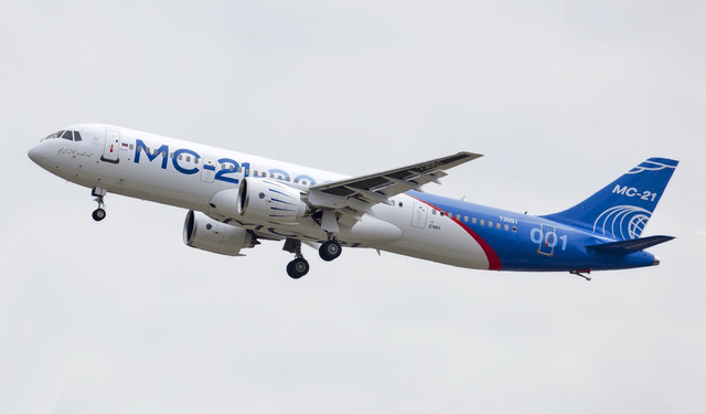 Yeni nesil Rus yolcu uçağı MC-21 seri üretime hazırlanıyor