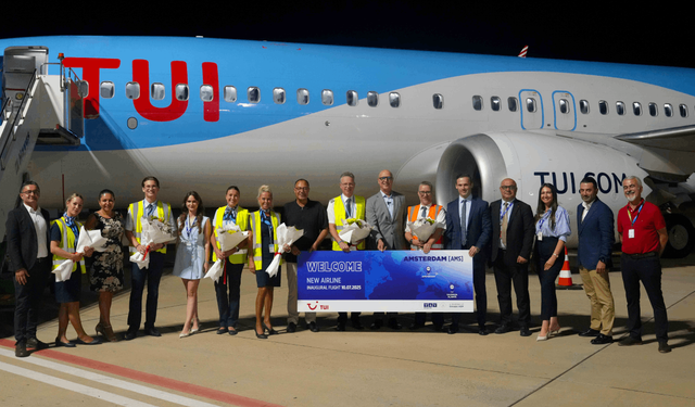 TUI Nedherland, Amsterdam-Alanya uçuşlarına başladı