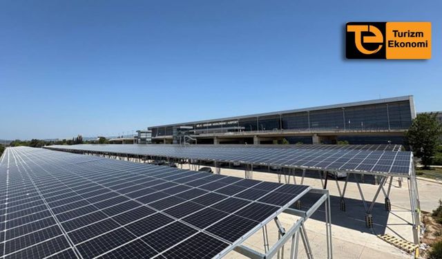 Milas-Bodrum Havalimanı’nda güneş enerjisi santrali kuruldu