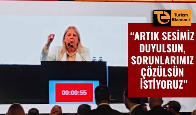 Özsavaş, genel kurulda 3 yıl sonrasının konuşmasını yaptı.