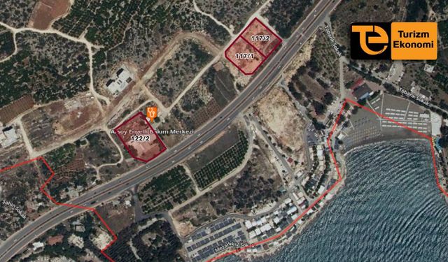 Mersin’de turizm imarlı üç arsa ihaleye çıkarıldı