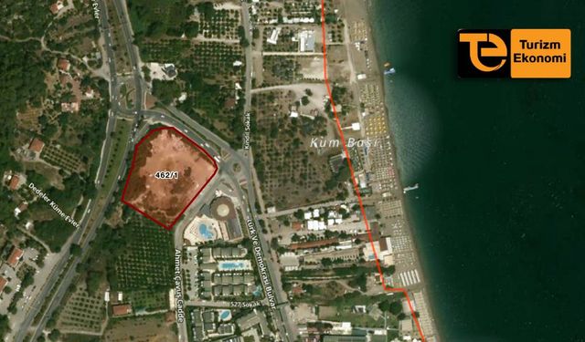 Kemer’de denize yakın arazi 570 milyon liraya satılıyor