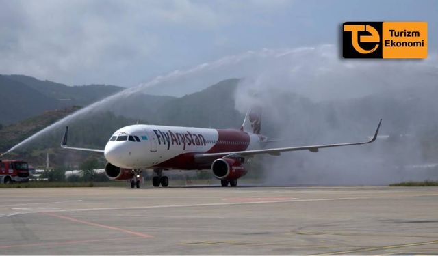 FlyArystan Almatı'dan Gazipaşa-Alanya uçuşlarına başladı