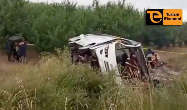 Isparta’da tur otobüsü kazası: 5 ölü, 4’ü ağır 25 yaralı