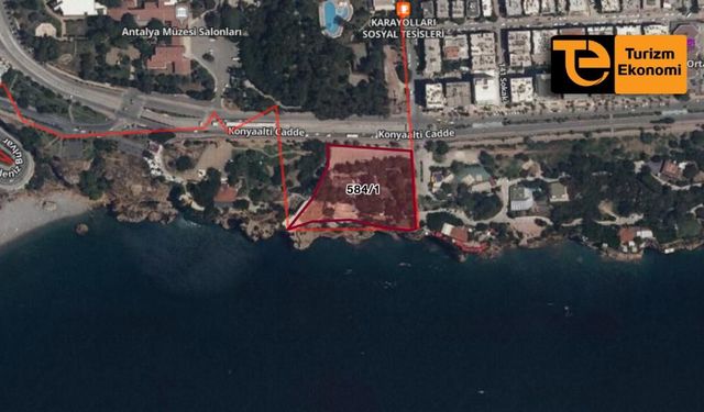Antalya Muratpaşa’da denize sıfır arsa ihaleye çıkarıldı