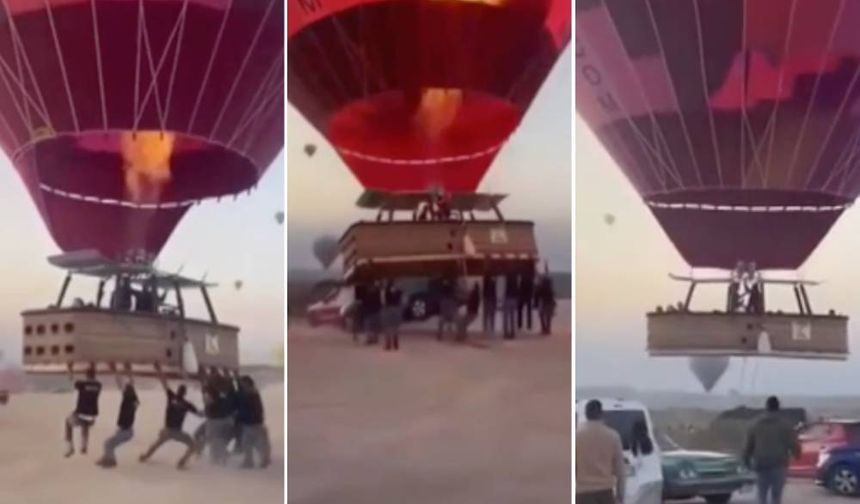 A strange hot air balloon accident in Cappadocia