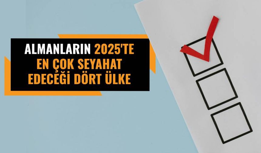 İşte Alman turistlerin seyahat 2025 trendleri