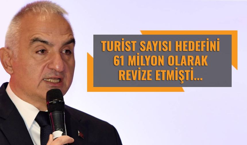 Mehmet Nuri Ersoy turist hedefini tutturabilecek mi?