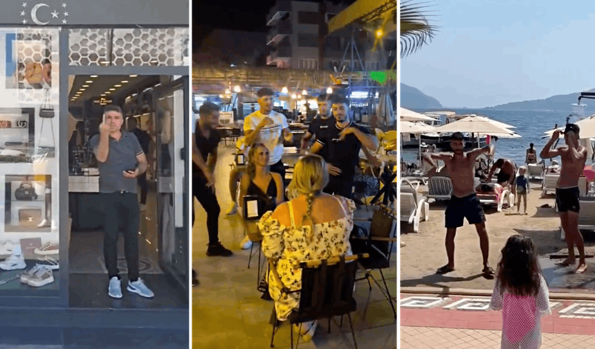 Turizm şehri Marmaris’teki görüntülere tepki