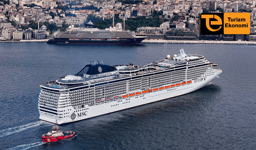 MSC’nin iki gemisi aynı anda İstanbul’a demirledi