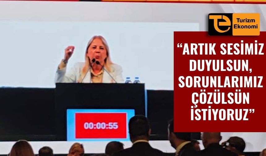 Özsavaş, genel kurulda 3 yıl sonrasının konuşmasını yaptı.