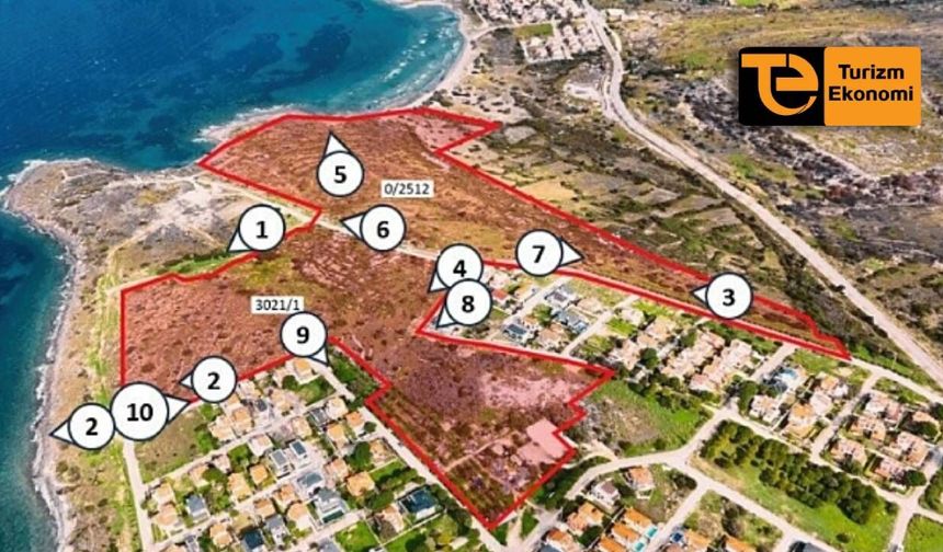 Çeşme’de 127 dönümlük araziye turizm ve konut imarı