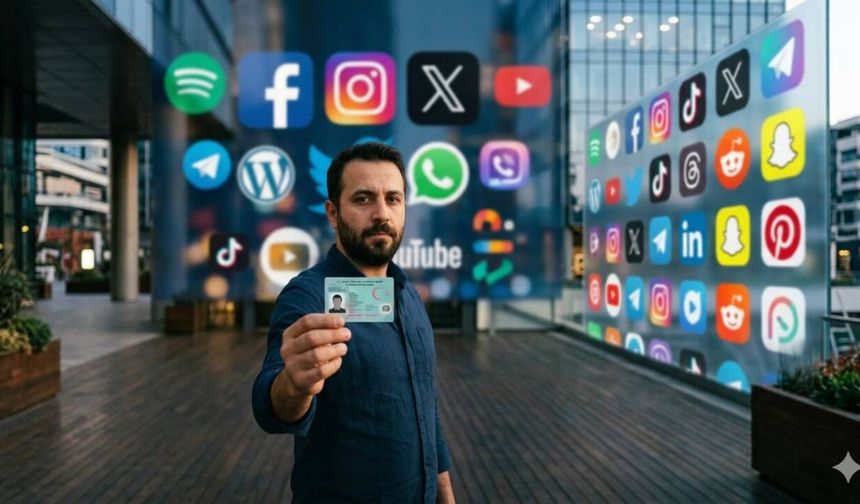 Sosyal medyaya kimlikle girilecek