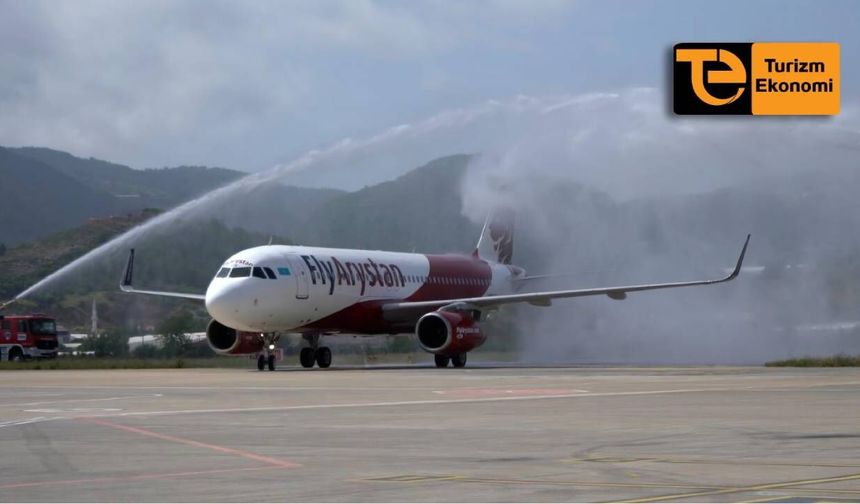 FlyArystan Almatı'dan Gazipaşa-Alanya uçuşlarına başladı