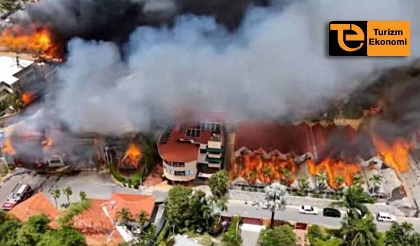 Karayipler’de büyük otel yangını: 1 ölü, 1.700 tahliye