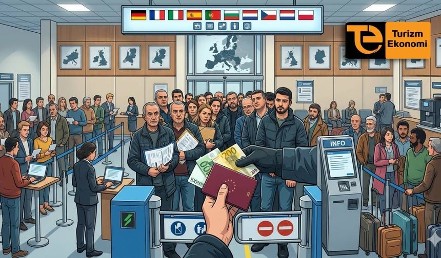 Schengen randevularında karaborsa ücreti 300 euroya ulaştı