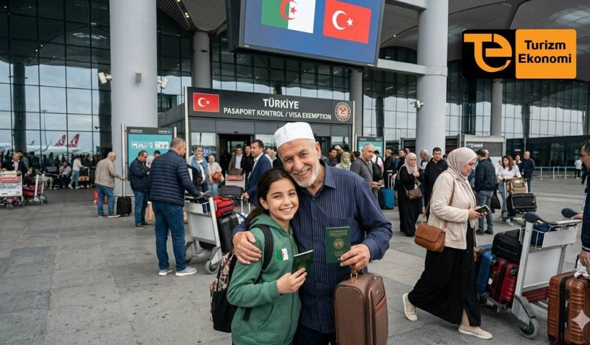 Türkiye’den Cezayir vatandaşlarına kısmi vize muafiyeti