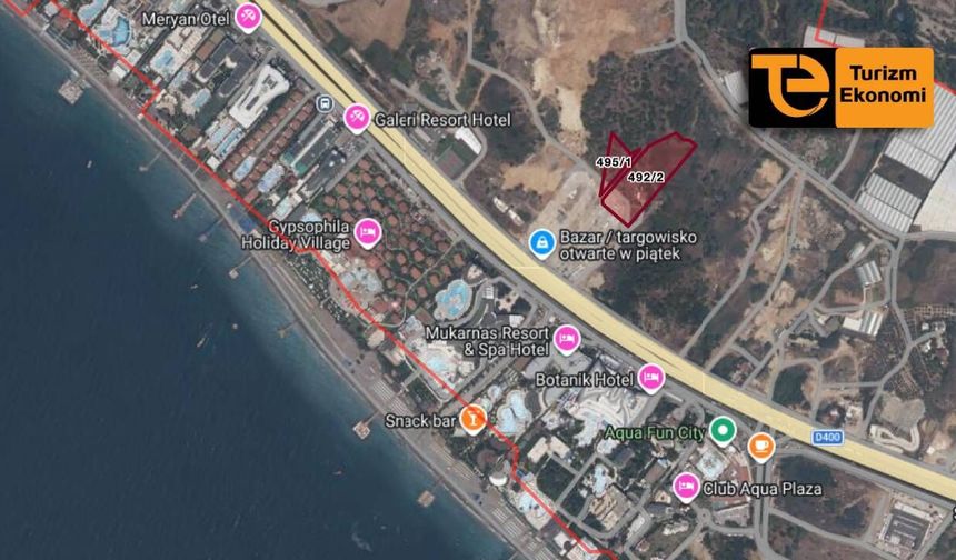 Alanya’da denize yakın arsa ihaleye çıkarıldı