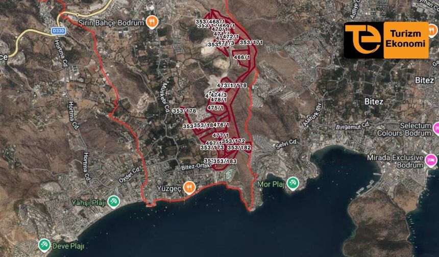 Bodrum’daki dev araziye turizm, ticaret ve konut imarı