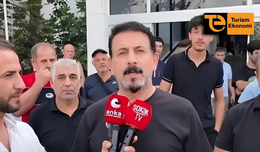 Bodrum’daki otel personeli de turistleri de kapının önüne koydu